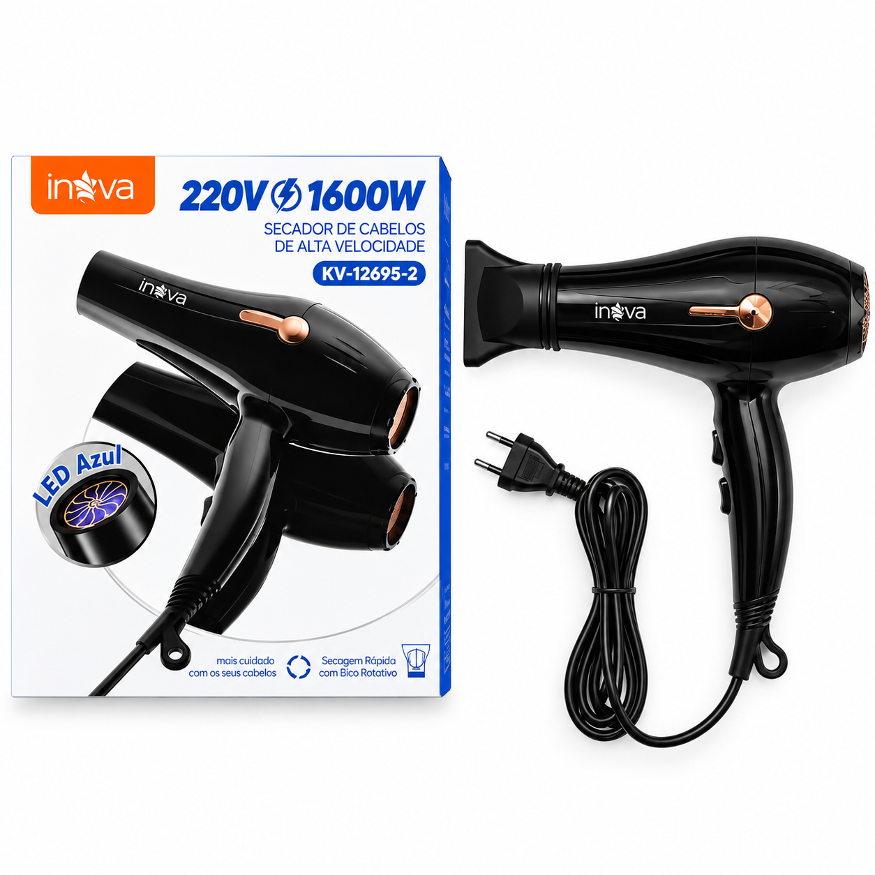 SECADOR DE CABELO INOVA - KV-12695-2